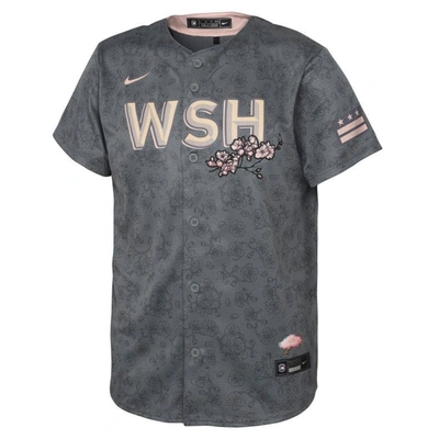 Shop Nike Infant  Gray Washington Nationals City Connect Replica Jersey