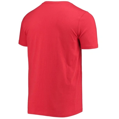 Shop 5th And Ocean By New Era 5th & Ocean By New Era Red Usmnt Heavy Jersey Crew T-shirt