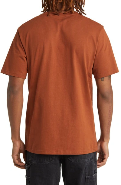 Shop Carhartt Logo Pocket T-shirt In Beaver