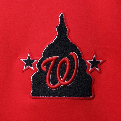 Shop Pro Standard Red Washington Nationals  Logo Pullover Hoodie
