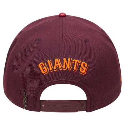 Shop Pro Standard Burgundy San Francisco Giants Wine Snapback Hat