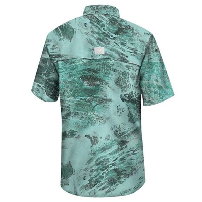 Shop Colosseum Green Michigan State Spartans Realtree Aspect Charter Full-button Fishing Shirt