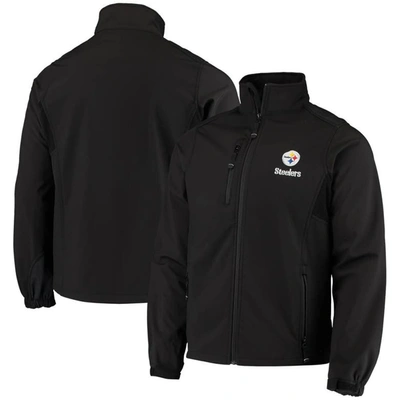 Shop Dunbrooke Black Pittsburgh Steelers Circle Softshell Fleece Full-zip Jacket
