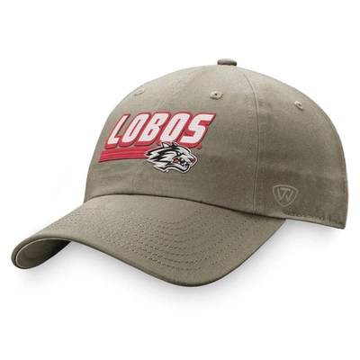 Shop Top Of The World Khaki New Mexico Lobos Slice Adjustable Hat