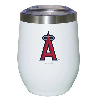 Shop The Memory Company Los Angeles Angels 12oz. Logo Stemless Tumbler In White