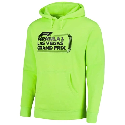 Insomniac Men's And Women's Neon Green Formula 1 Las Vegas Grand Prix Mono Core Pullover Hoodie In Neon Green