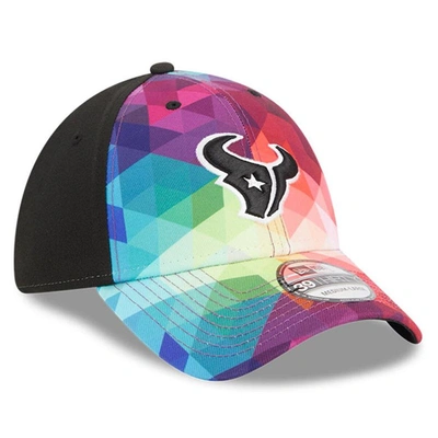 Shop New Era Pink Houston Texans 2023 Nfl Crucial Catch 39thirty Flex Hat