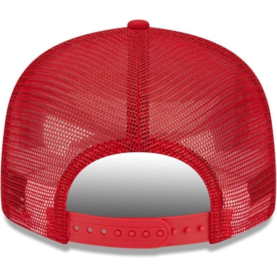 Shop New Era Red Tampa Bay Buccaneers Collegiate Trucker 9fifty Snapback Hat