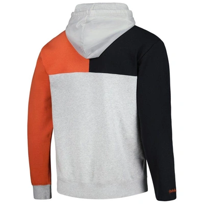 Shop Mitchell & Ness Heather Gray Texas Longhorns Tie-breaker Pullover Hoodie