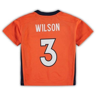Shop Nike Preschool  Russell Wilson Orange Denver Broncos Game Jersey