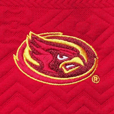 Shop Gameday Couture Cardinal Iowa State Cyclones Embossed Quarter-zip Jacket