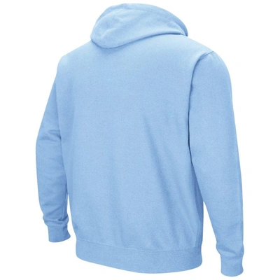 Shop Colosseum Light Blue Rhode Island Rams Arch And Logo Pullover Hoodie