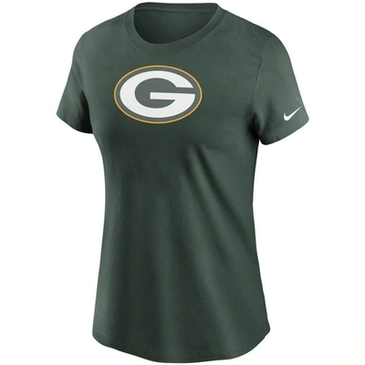 Shop Nike Green Green Bay Packers Logo Essential T-shirt
