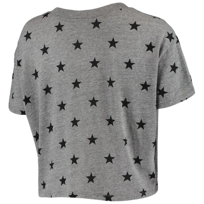 Shop Alternative Apparel Gray Kentucky Wildcats Headliner Stars Cropped Tri-blend T-shirt