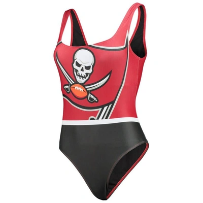 Shop Foco Red Tampa Bay Buccaneers Team One-piece Swimsuit