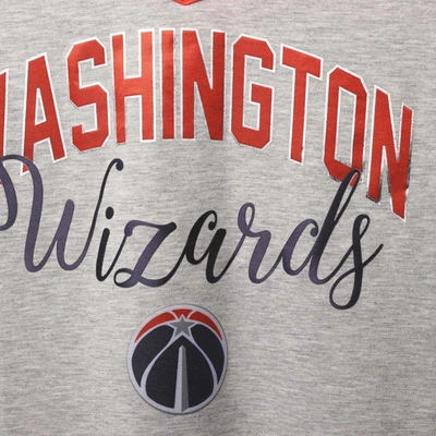 Shop Gameday Couture Heathered Gray Washington Wizards In It To Win It V-neck 3/4-sleeve T-shirt In Heather Gray