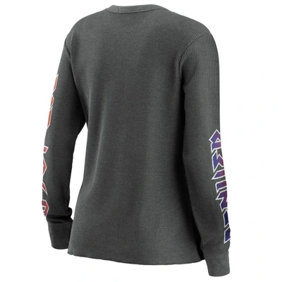 Shop Wear By Erin Andrews Gray Denver Broncos Long Sleeve Thermal T-shirt