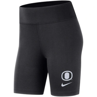 Shop Nike Black Oregon Ducks Performance Biker Shorts