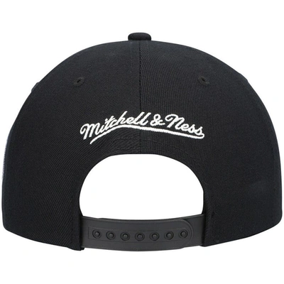 Shop Mitchell & Ness Black Dallas Mavericks Hardwood Classics Script 2.0 Snapback Hat