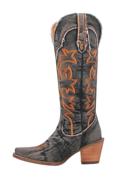 Shop Dingo Texas Tornado Knee High Western Boot In Black