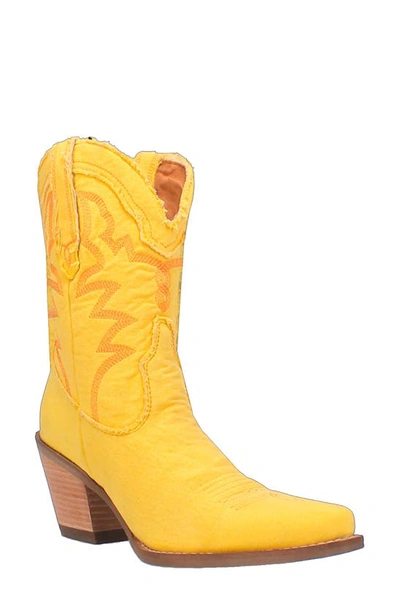 Shop Dingo Y'all Need Dolly Western Boot In Yellow