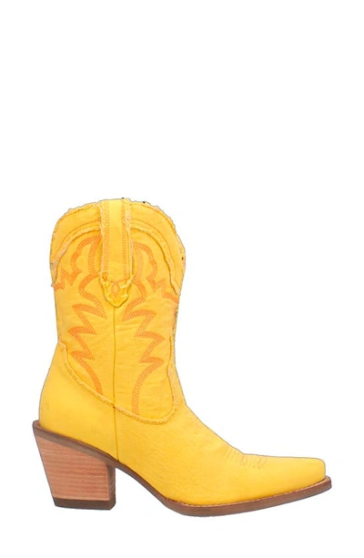 Shop Dingo Y'all Need Dolly Western Boot In Yellow