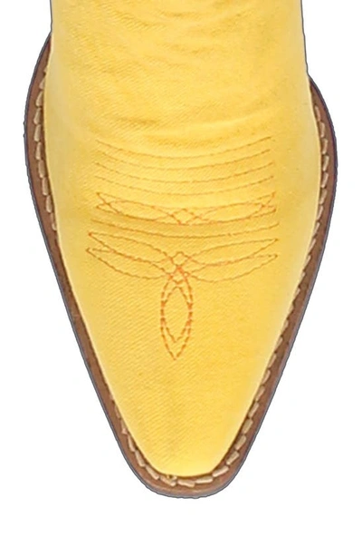 Dingo Y'all Need Dolly Western Boot In Yellow