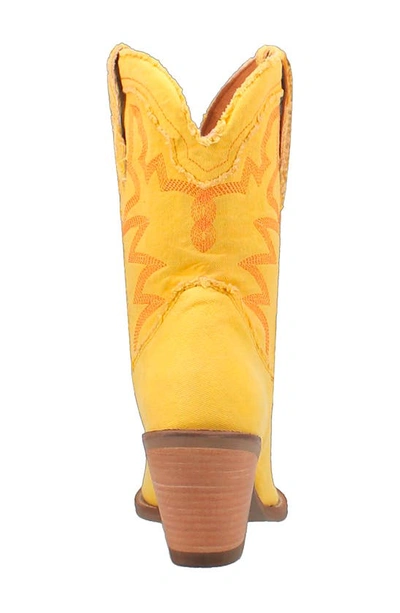 Shop Dingo Y'all Need Dolly Western Boot In Yellow