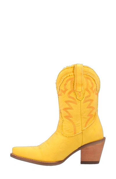 Shop Dingo Y'all Need Dolly Western Boot In Yellow