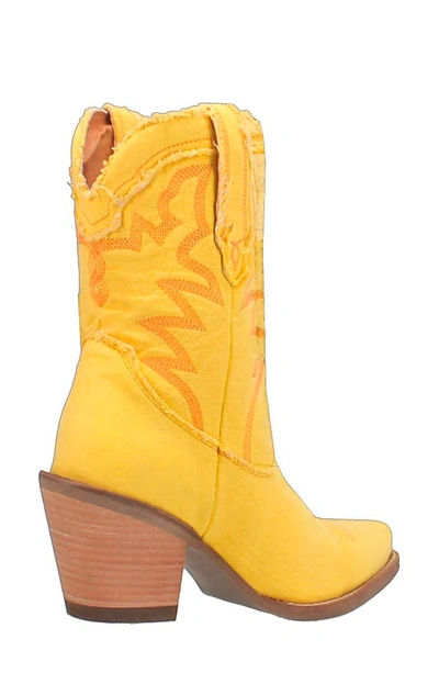 Dingo Y'all Need Dolly Western Boot In Yellow