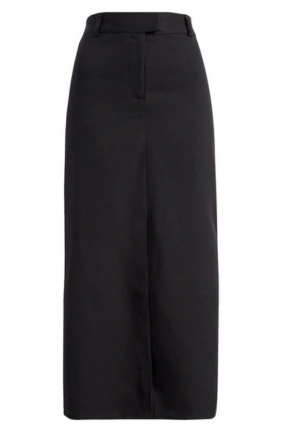 Shop Topshop '90s Tailored Skirt In Black