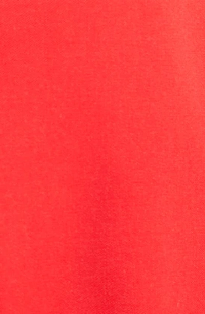 Alexander Mcqueen Tailored Bow Shorts In Lust Red