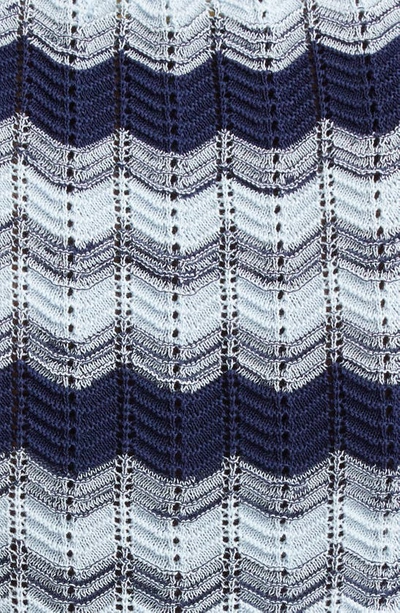 Ramy Brook Bonnie Sleeveless Knit Sweater In Navy Combo High Twist Cotton