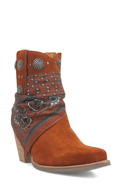 Shop Dingo Bandida Side Zip Western Boot In Brown