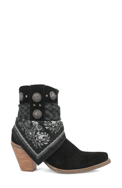 Dingo Bandida Side Zip Western Boot In Black