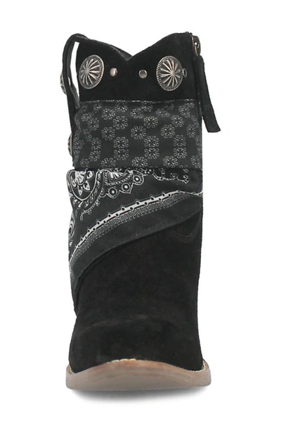 Dingo Bandida Side Zip Western Boot In Black