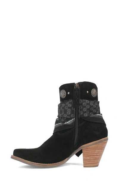 Dingo Bandida Side Zip Western Boot In Black