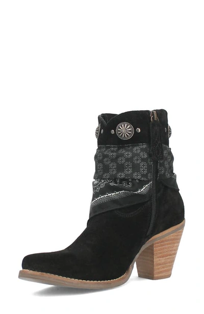 Dingo Bandida Side Zip Western Boot In Black