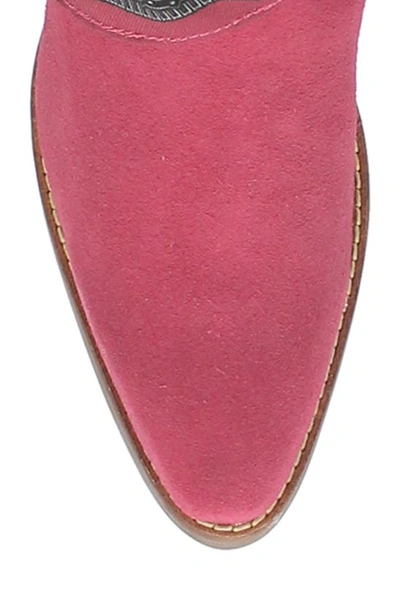 Dingo Bandida Side Zip Western Boot In Fuchsia