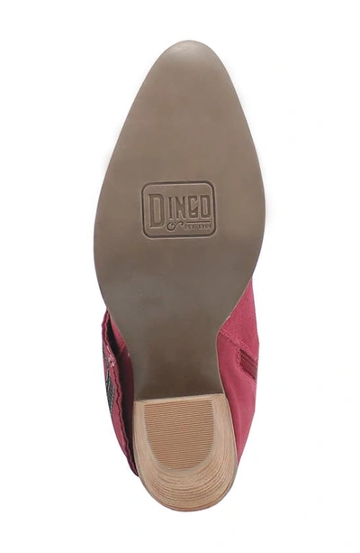 Dingo Bandida Side Zip Western Boot In Fuchsia