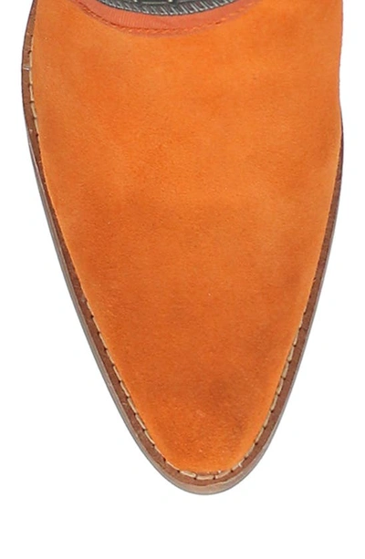 Dingo Bandida Side Zip Western Boot In Orange