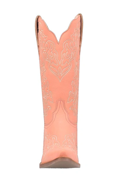 Dingo Flirty N' Fun Western Boot In Peach