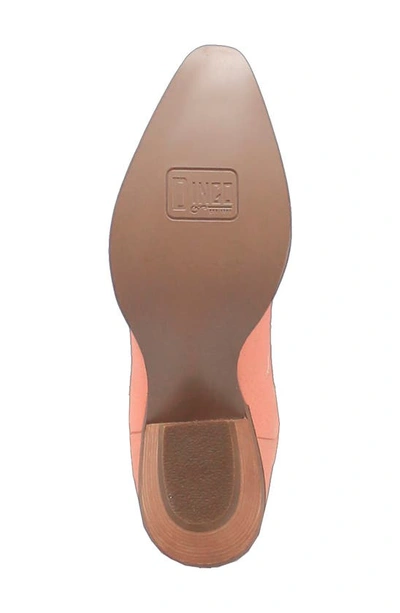 Dingo Flirty N' Fun Western Boot In Peach