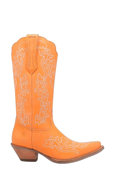 Shop Dingo Flirty N' Fun Western Boot In Orange