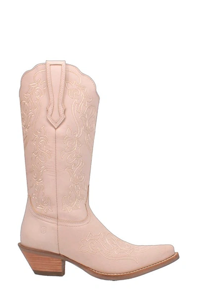 Shop Dingo Flirty N' Fun Western Boot In Off White