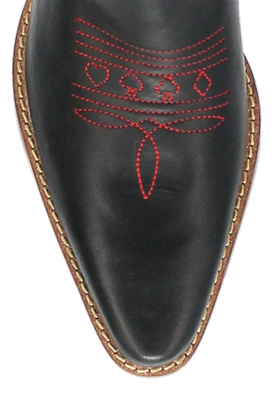 Dingo Queen A Hearts Western Boot In Black