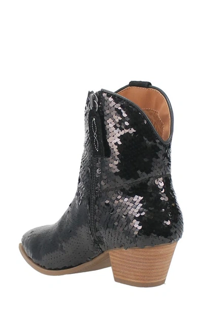 Shop Dingo Bling Thing Sequin Western Bootie In Black