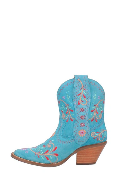 Shop Dingo Sugar Bug Embroidered Western Boot In Blue
