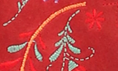 Dingo Sugar Bug Embroidered Western Boot In Red