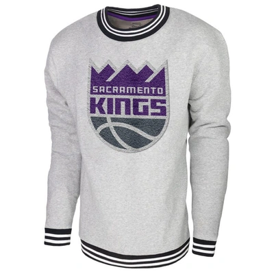 Shop Stadium Essentials Heather Gray Sacramento Kings Club Level Pullover Sweatshirt